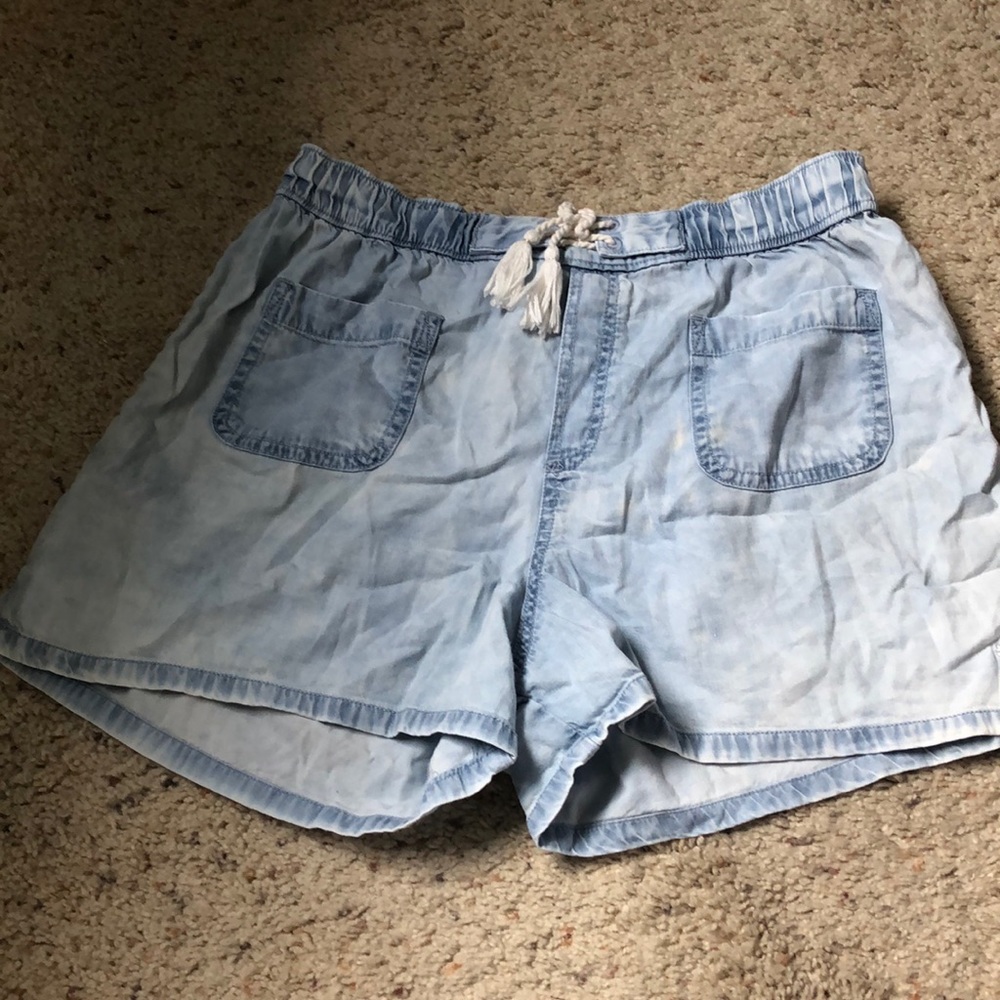 Blue shorts
